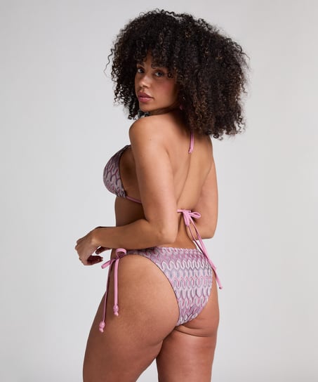 Cali Highleg Bikini Bottom, Pink