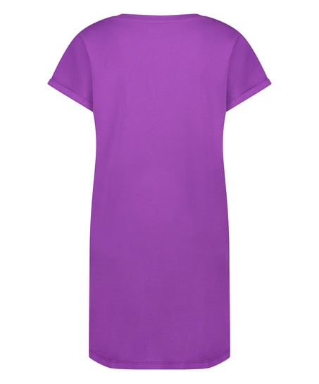 Round Neck Nightshirt, Purple