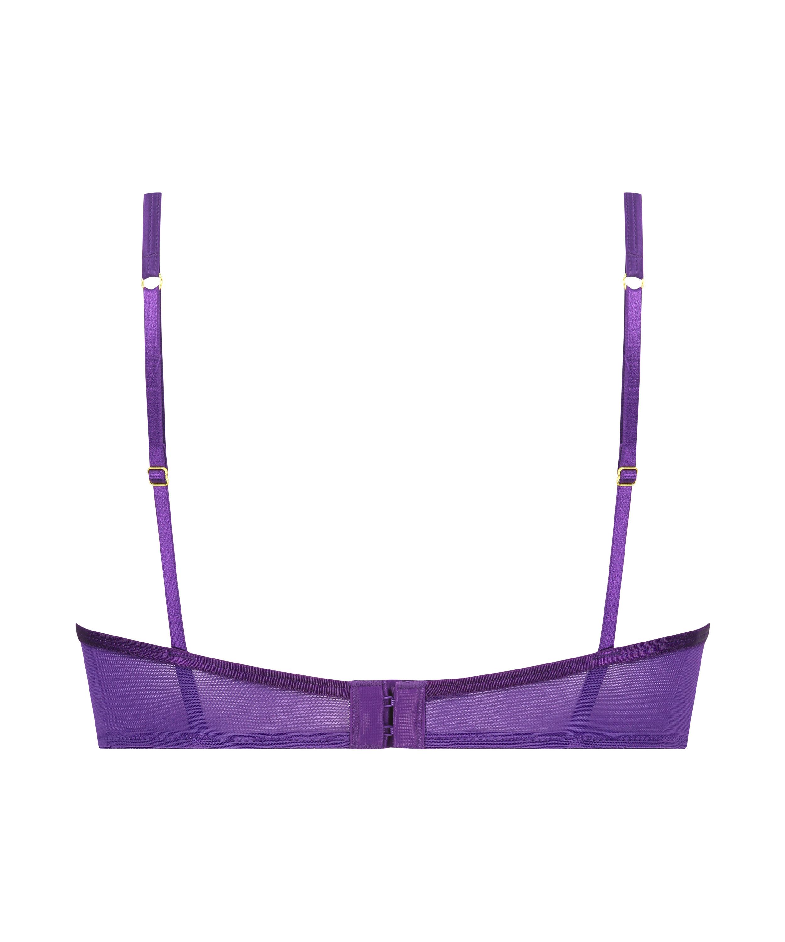 Iggy half padded cup underwired bra, Purple, main