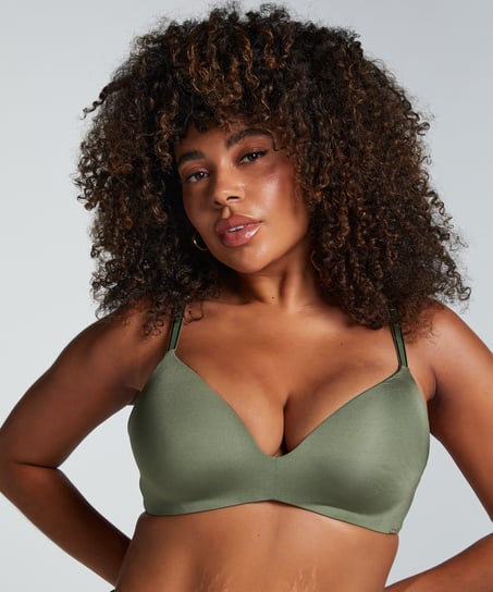 Mona Padded Non-wired Bra, Green