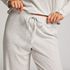 Pointelle Pyjama Pants, Beige
