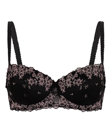 Chloe Padded Underwired Bra, Black