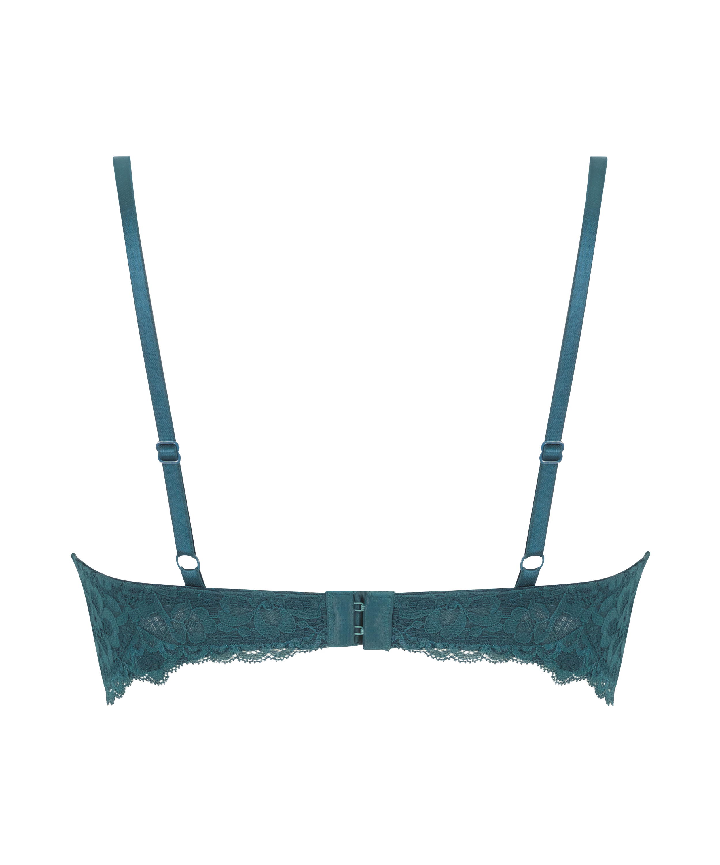 Marine Padded Underwired Push-Up Bra, Blue, main