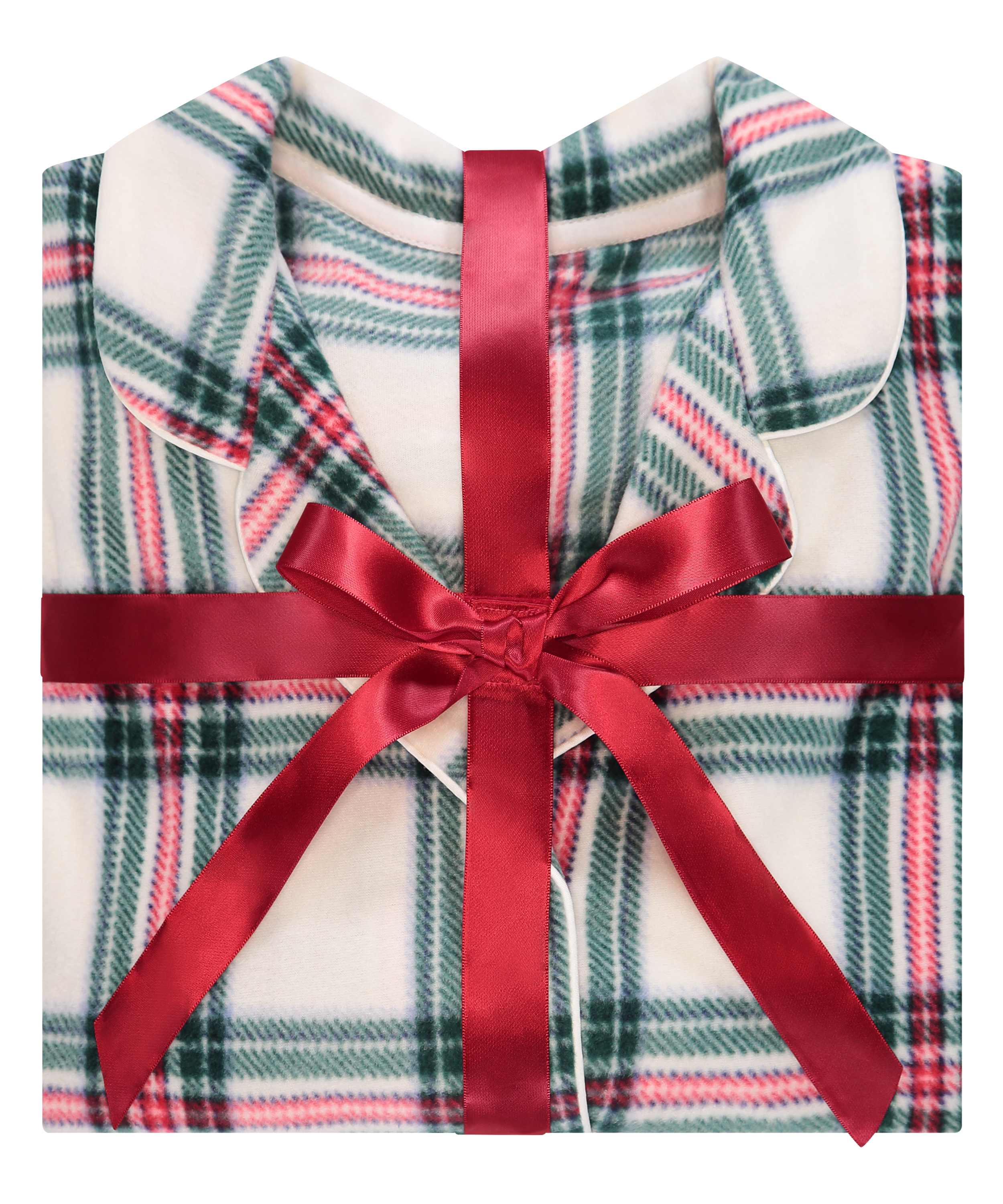 Fleece Pyjama Set, White, main