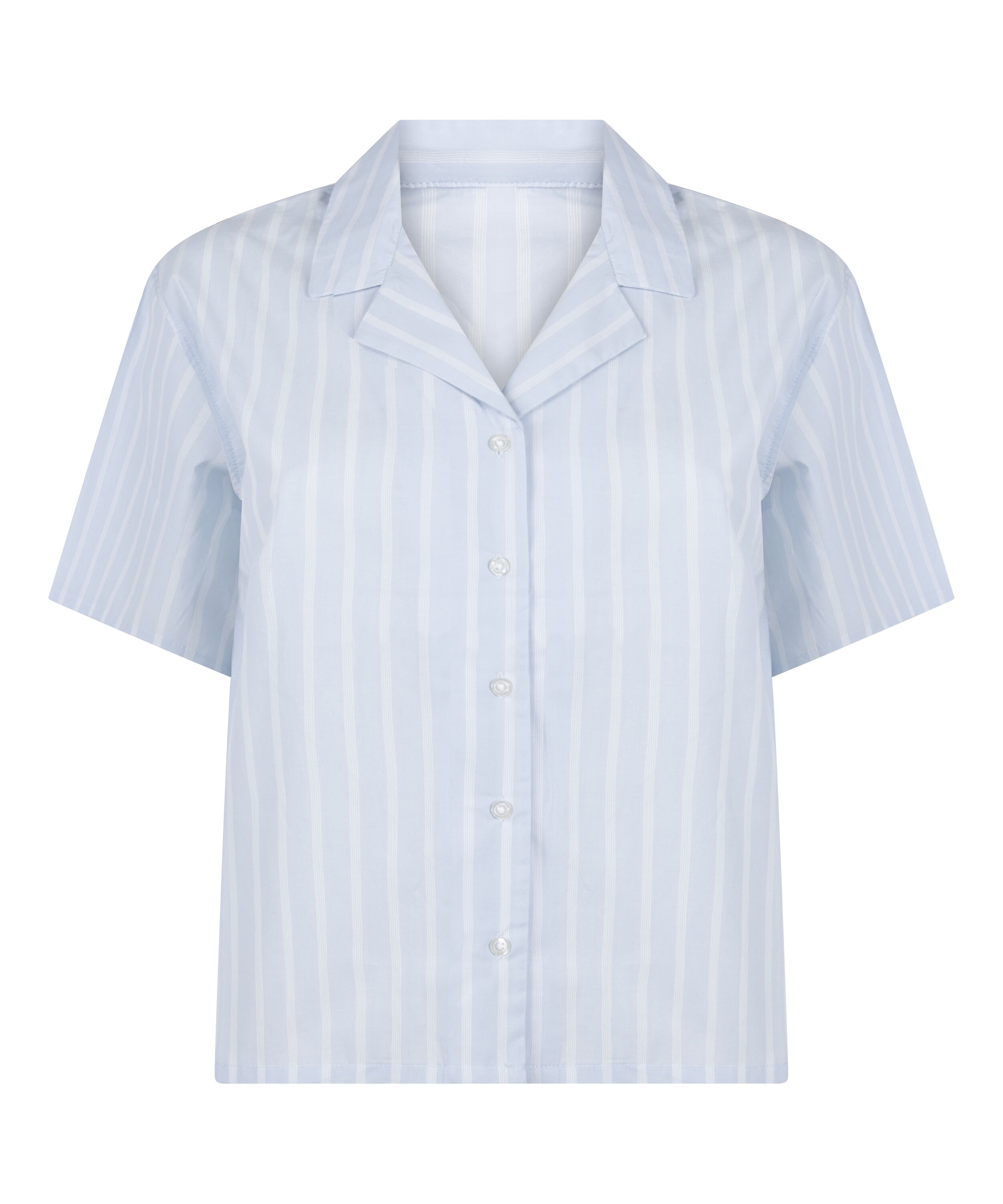 Striped Jacket Cotton, Blue