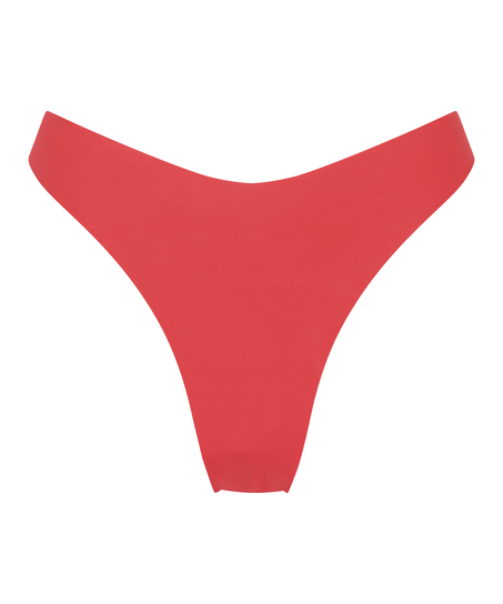 High-Cut invisible fishnet thong, Red