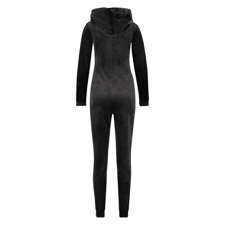 Velvet onesie, Black