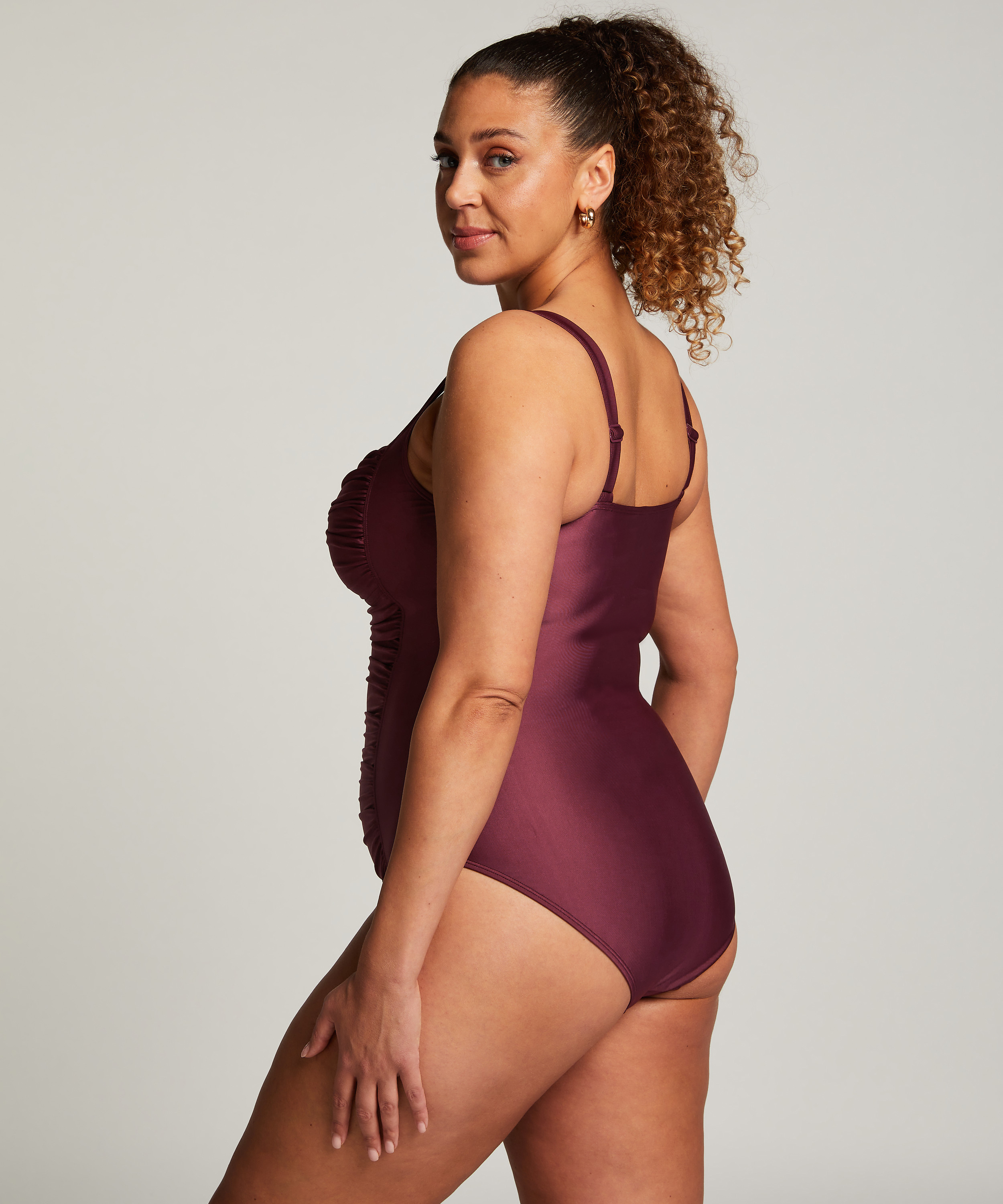 Shaping Ocean Swimsuit, Purple, main