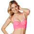 Padded longline bra Andrea, Pink