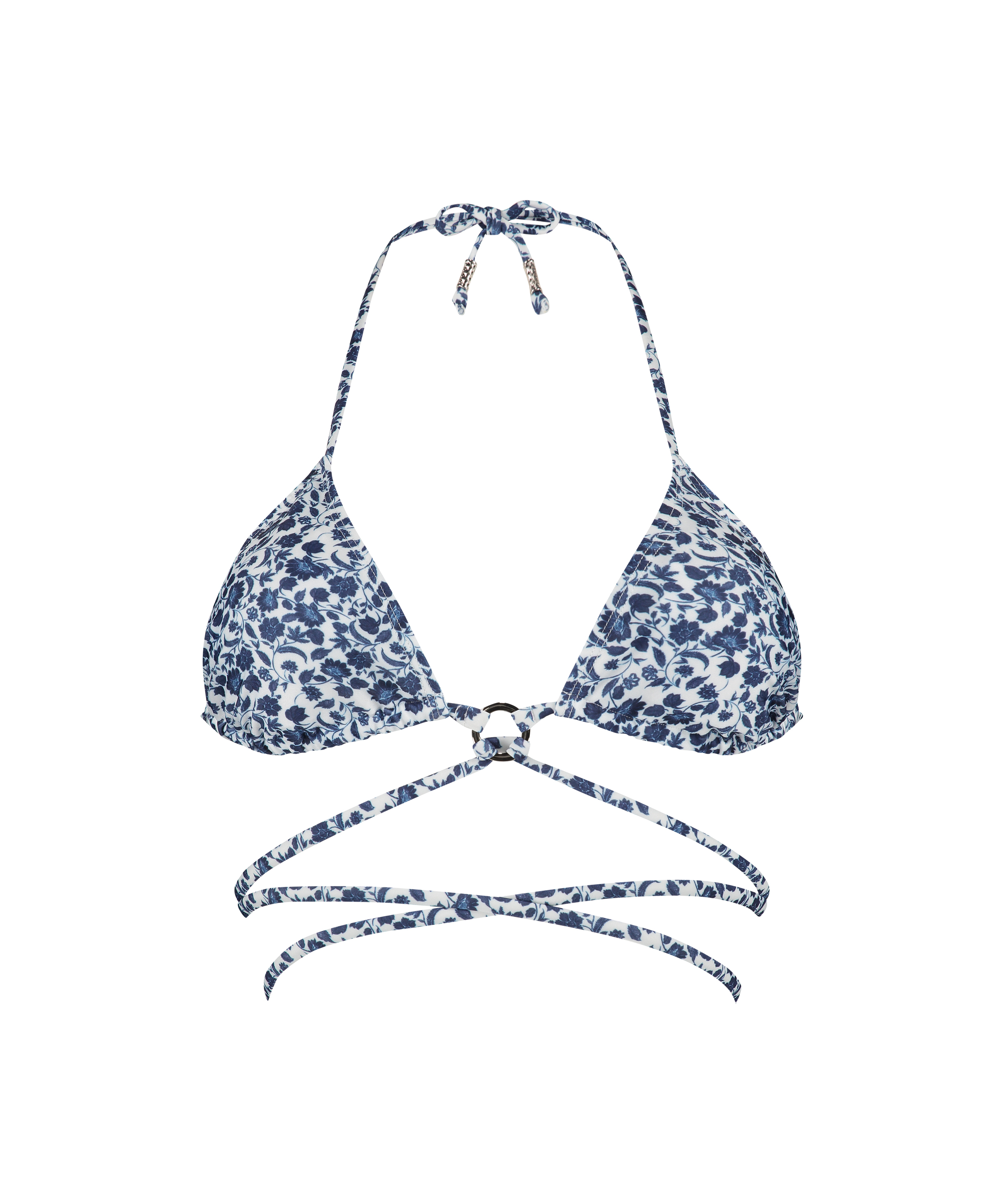 Morocco Triangle Bikini Top, White, main