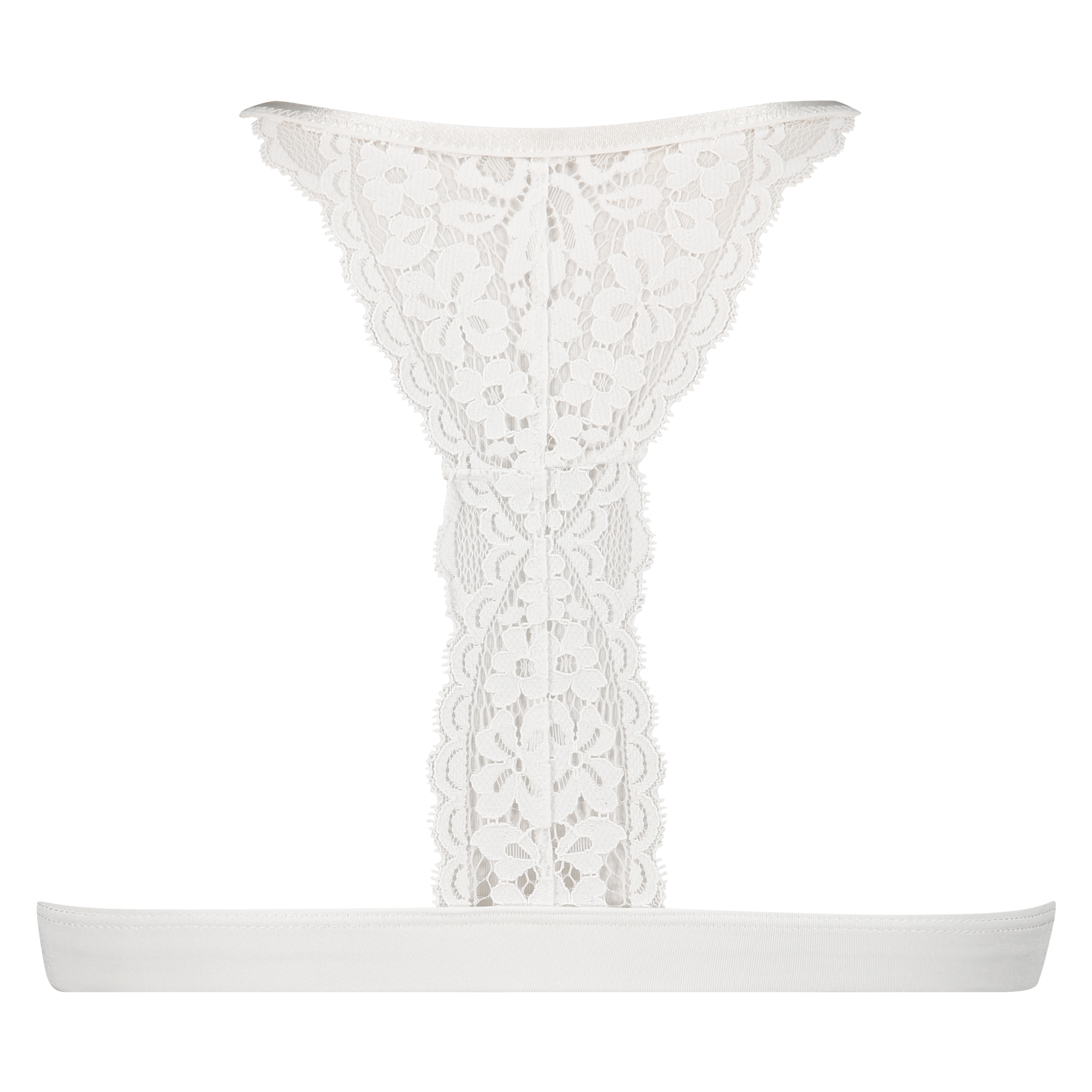 Marina Padded Triangle Bralette, White, main