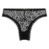 V-shape Mesh Brazilian, Black