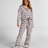 Flannel Pyjama Pants, White