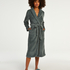Fleece Bathrobe, Green