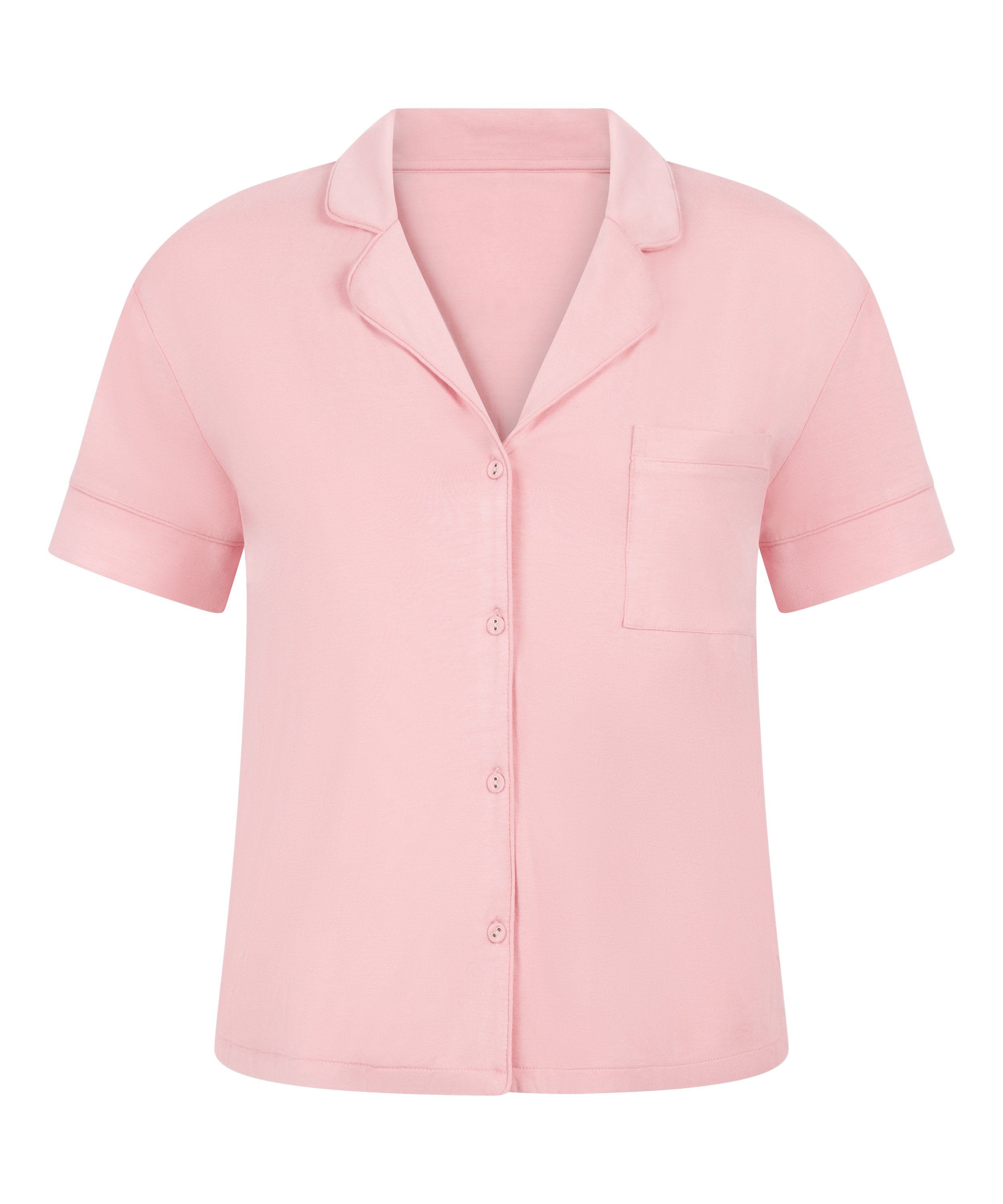 Essential Jersey Short-Sleeved Jacket, Pink, main