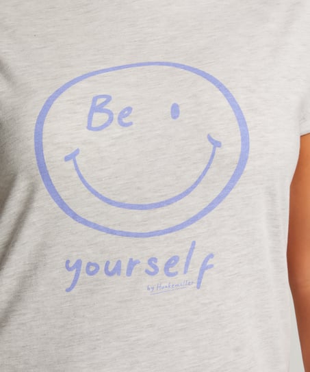 Round Neck Nightshirt, Grey