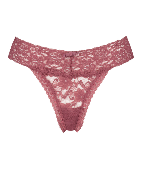 Extra Low V-Thong, Red