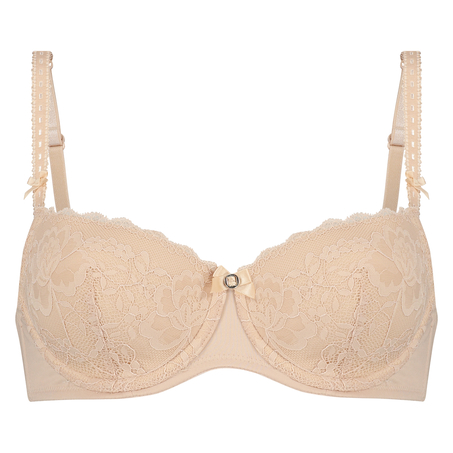 Maya Padded Underwired Bra, Beige