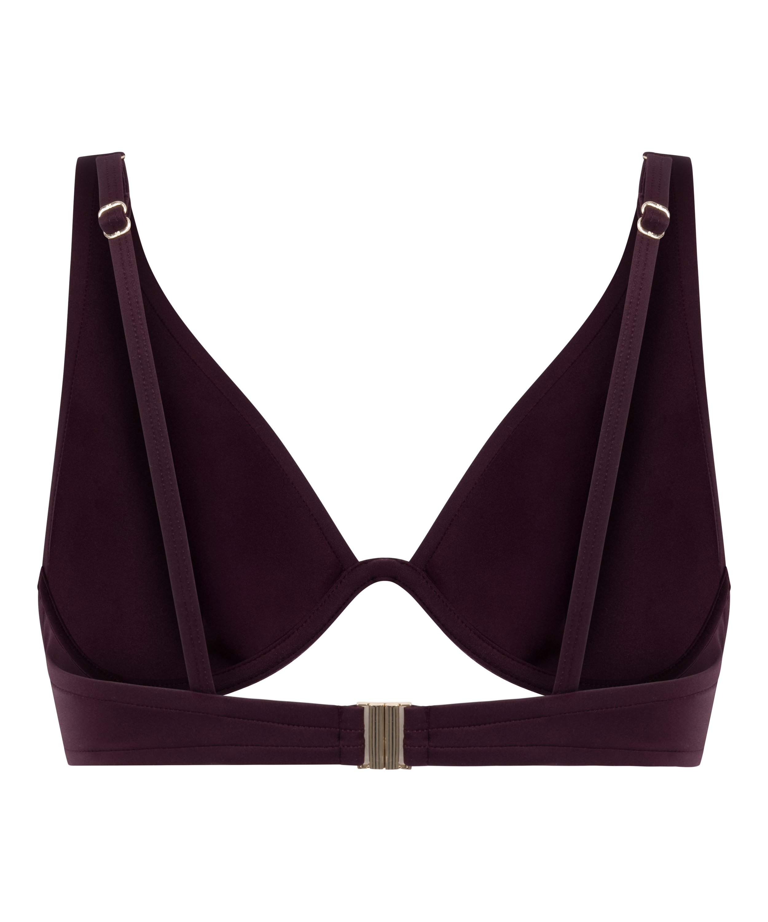 Neoprene Bikini Top, Purple, main