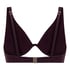 Neoprene Bikini Top, Purple
