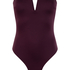Neoprene Bandeau Bathinsuit, Purple