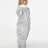 Fleece Onesie Kids, Grey