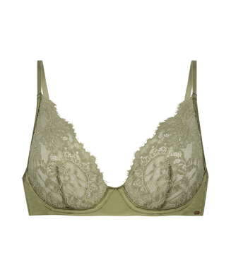 Cecile Non-Padded Underwired Bra, Green