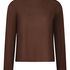 Jersey Long-Sleeved Pyjama Top, Brown