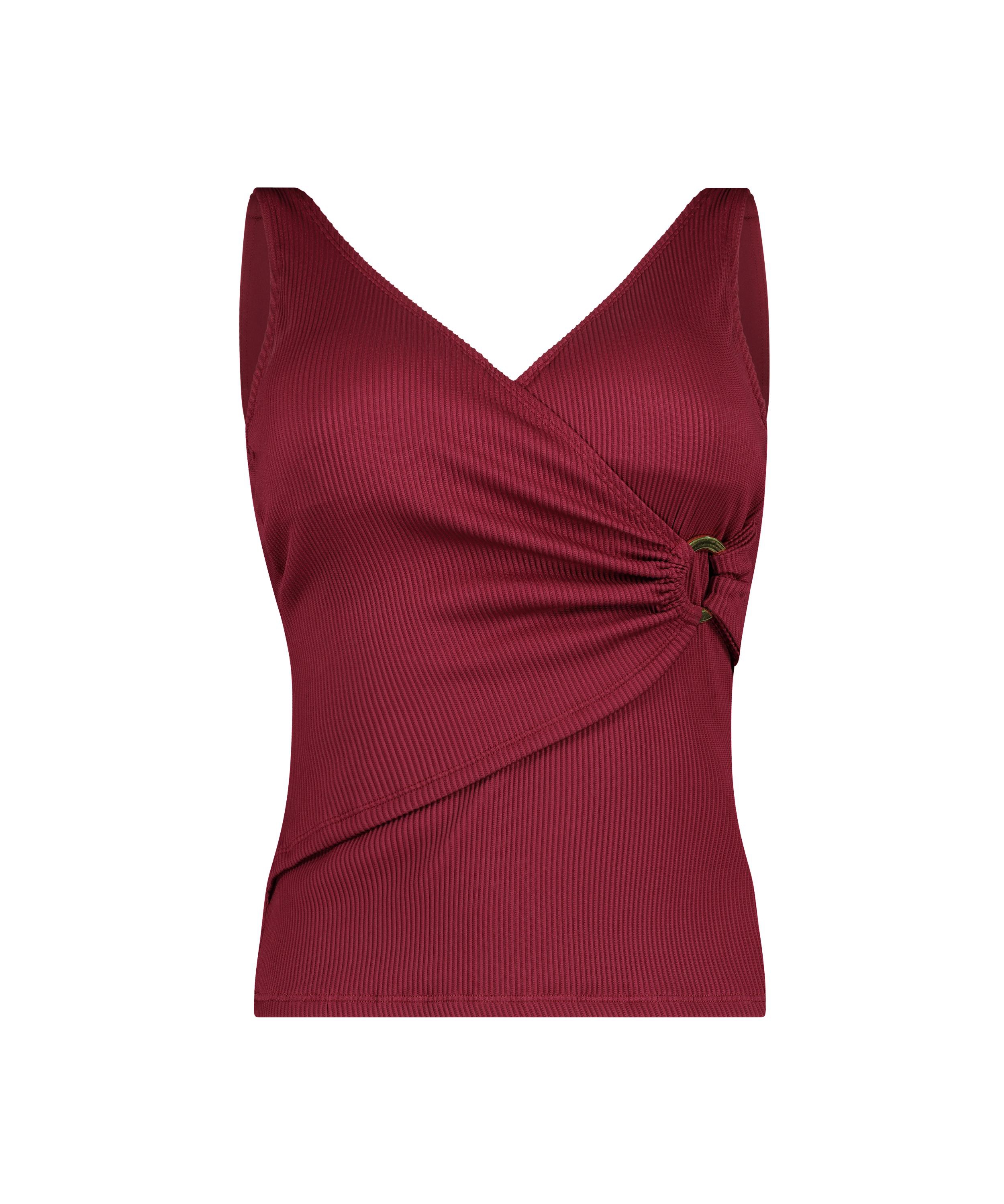 Golden Rings tankini, Red, main