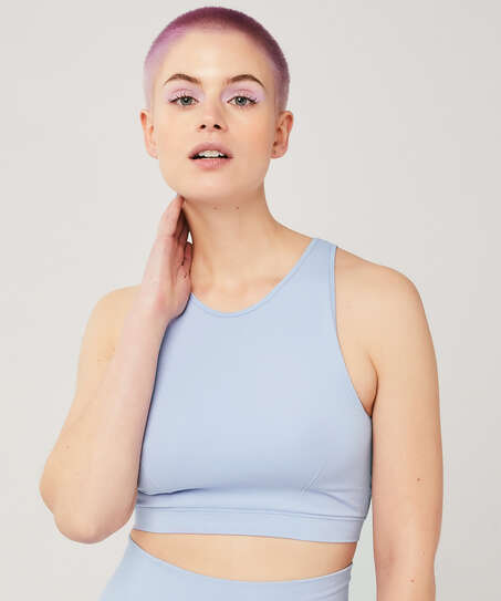 Bae Crop Top, Blue