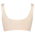 Seamless Crop Top, Beige