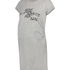 Short-Sleeved Maternity Nightshirt, Grey