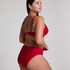Luna Rio Midi Bikini Bottom, Red