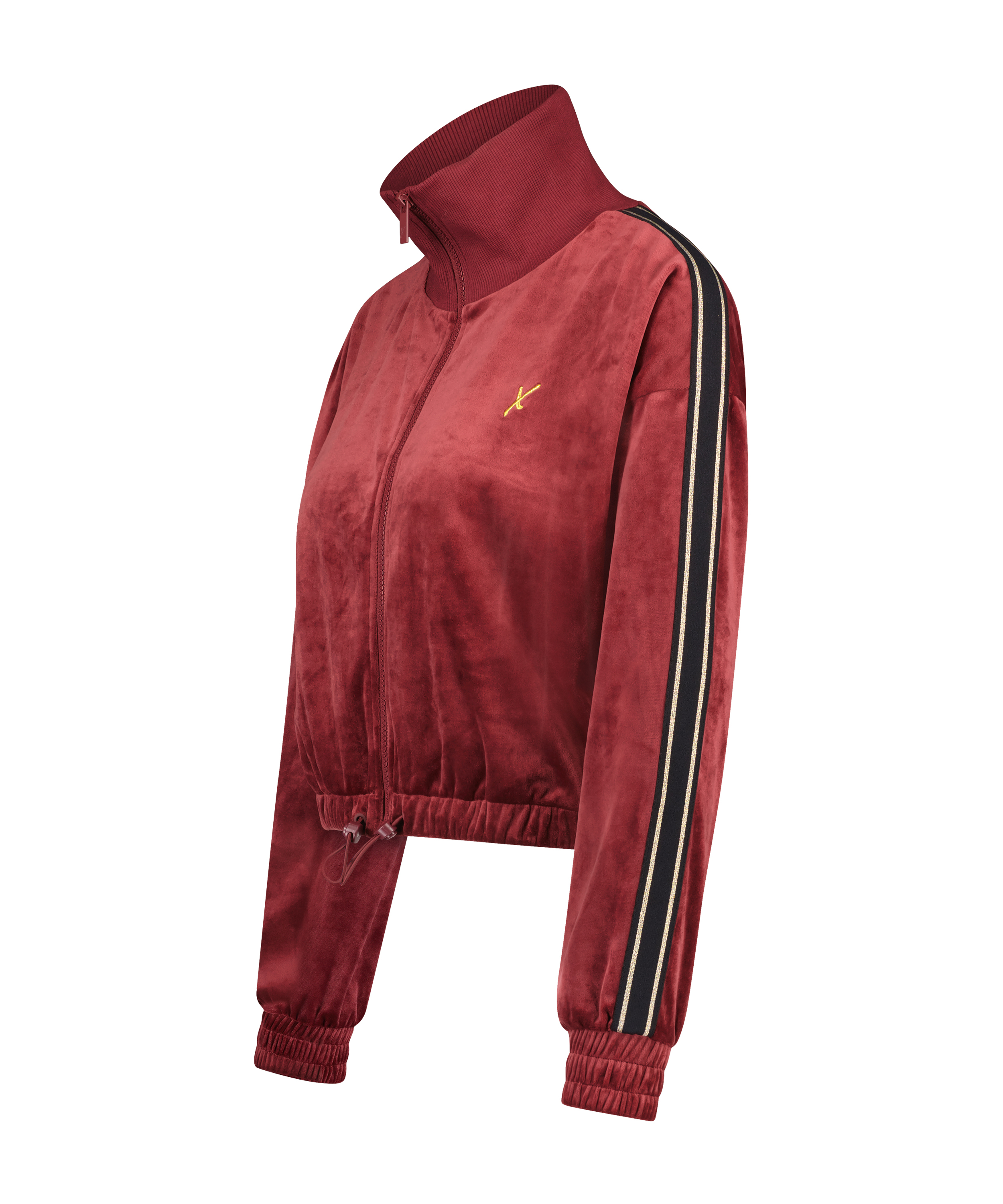 HKMX Sport jacket Velours, Red, main