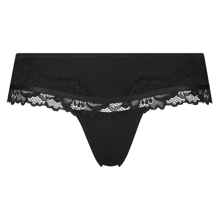 Yvonne boxer thong, Black