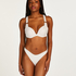 Sri Lanka Padded Push-Up Underwired Bikini Top, White