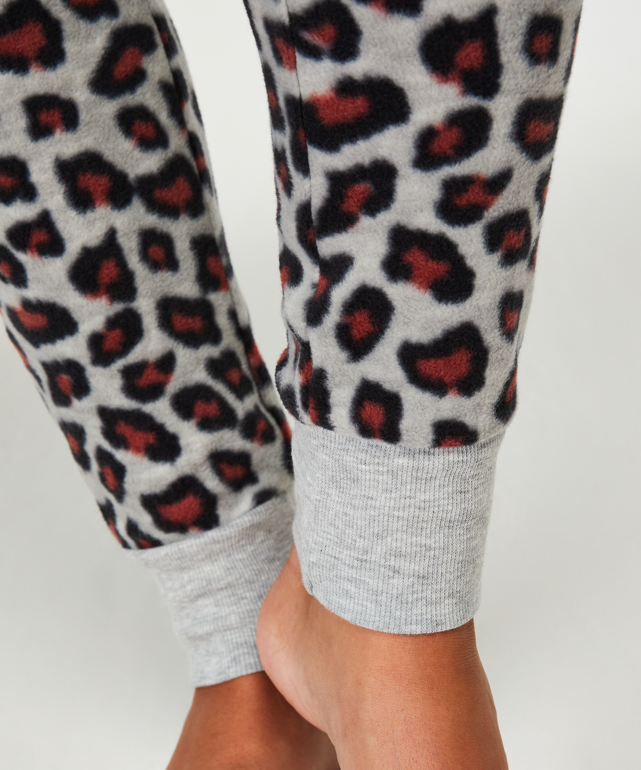 Micro Fleece Leggings, Grey, main