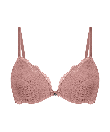 Marine Padded Underwired Push-Up Bra, Pink