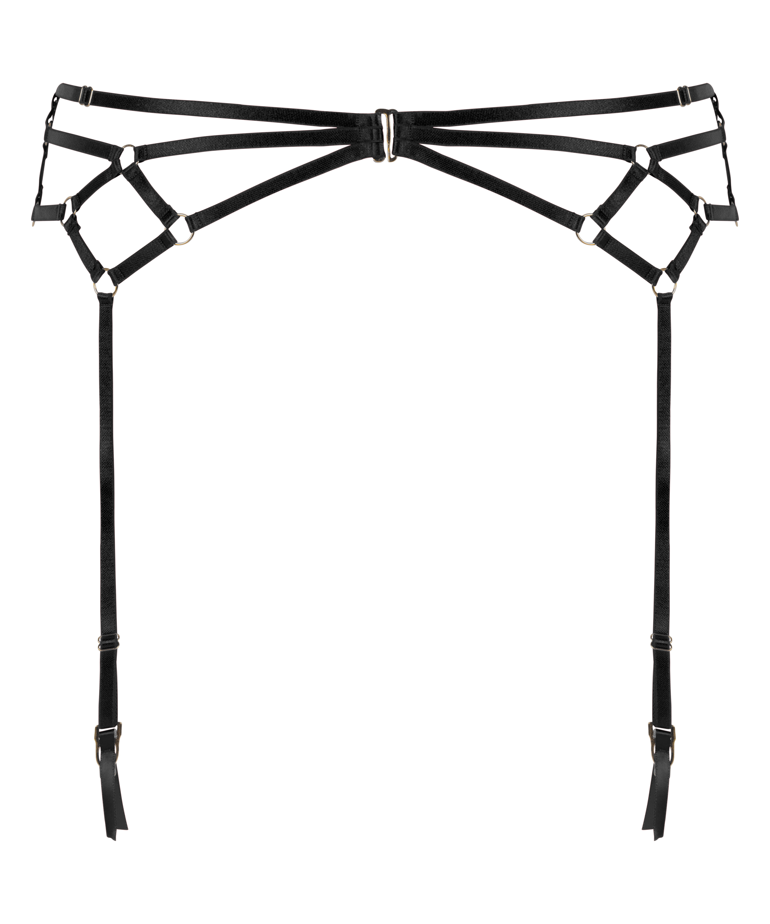 Private Suspender Belt, Black, main