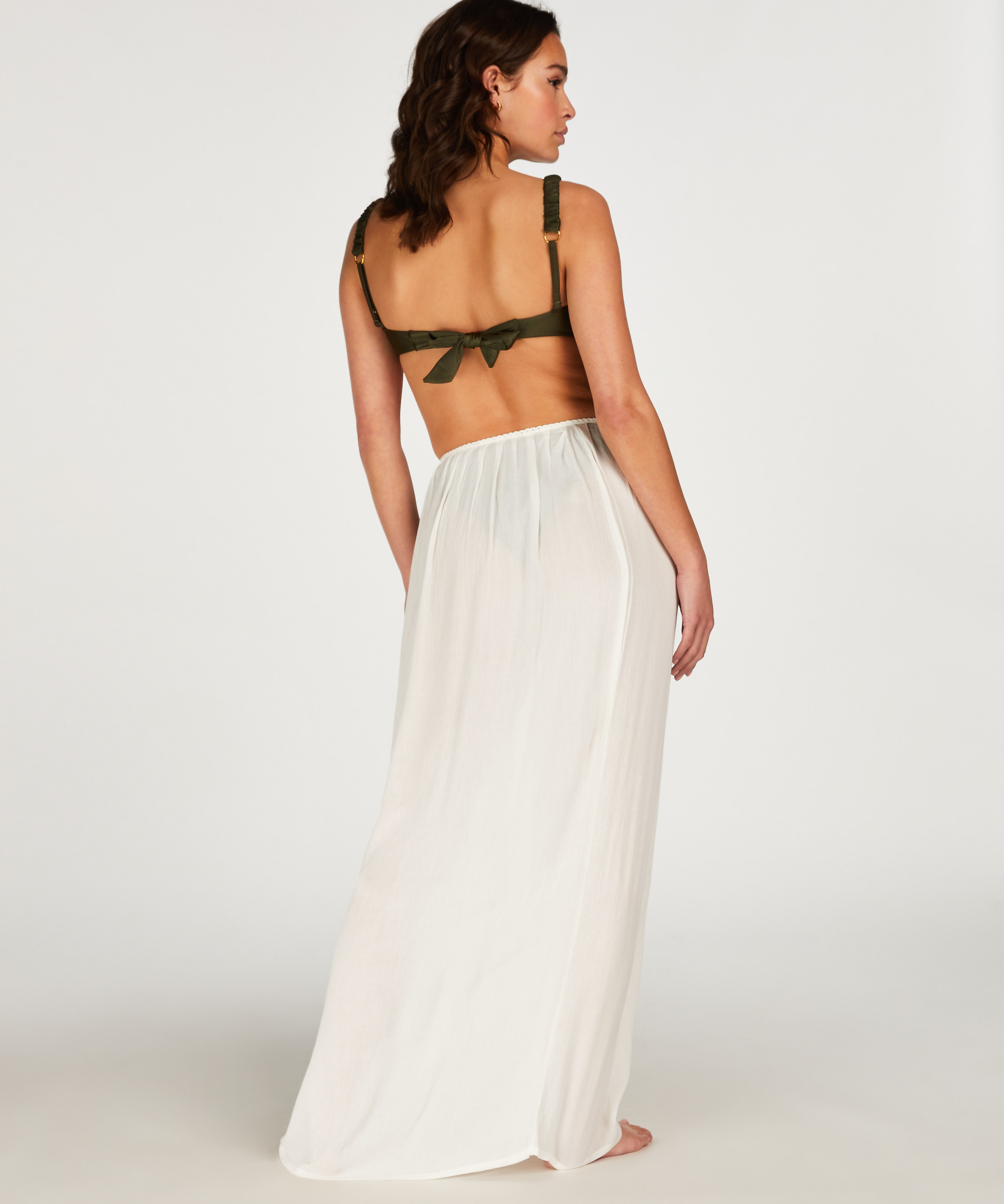 Beach Skirt, White, main