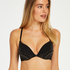 Coco Padded Push-Up Underwired Bra, Black