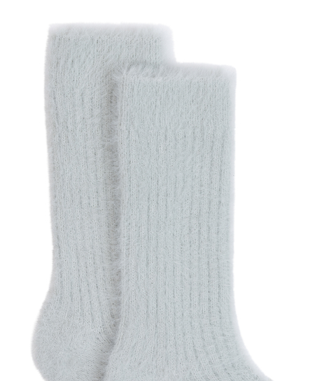 Liv Fluffy Socks, Green