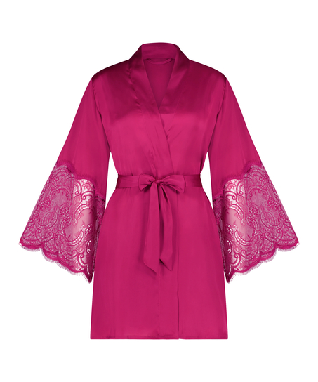 Satin Kimono, Pink