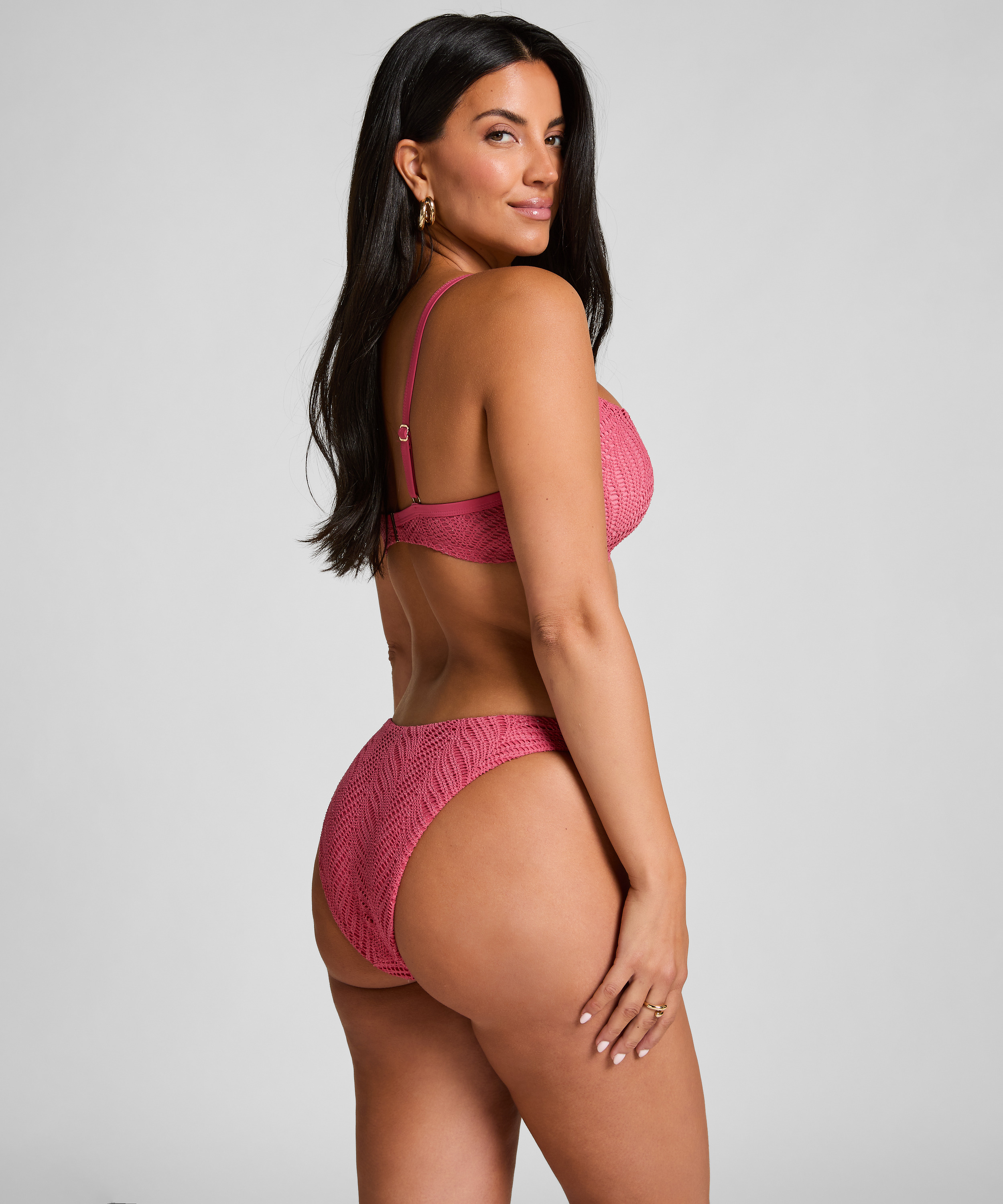 Lanai Highleg Bikinibottom, Pink, main