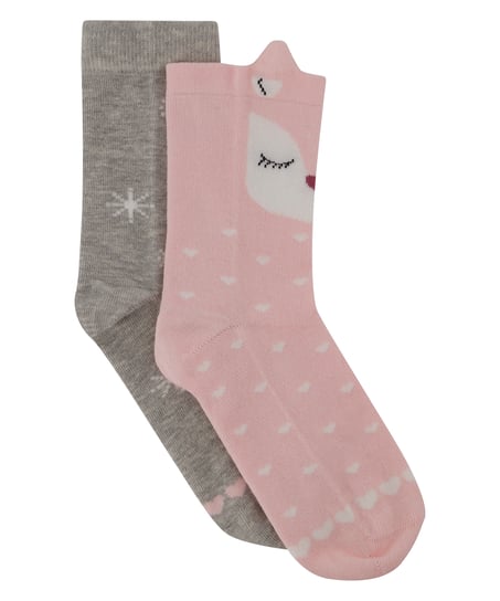 3 pack Giftpack Socks, Pink