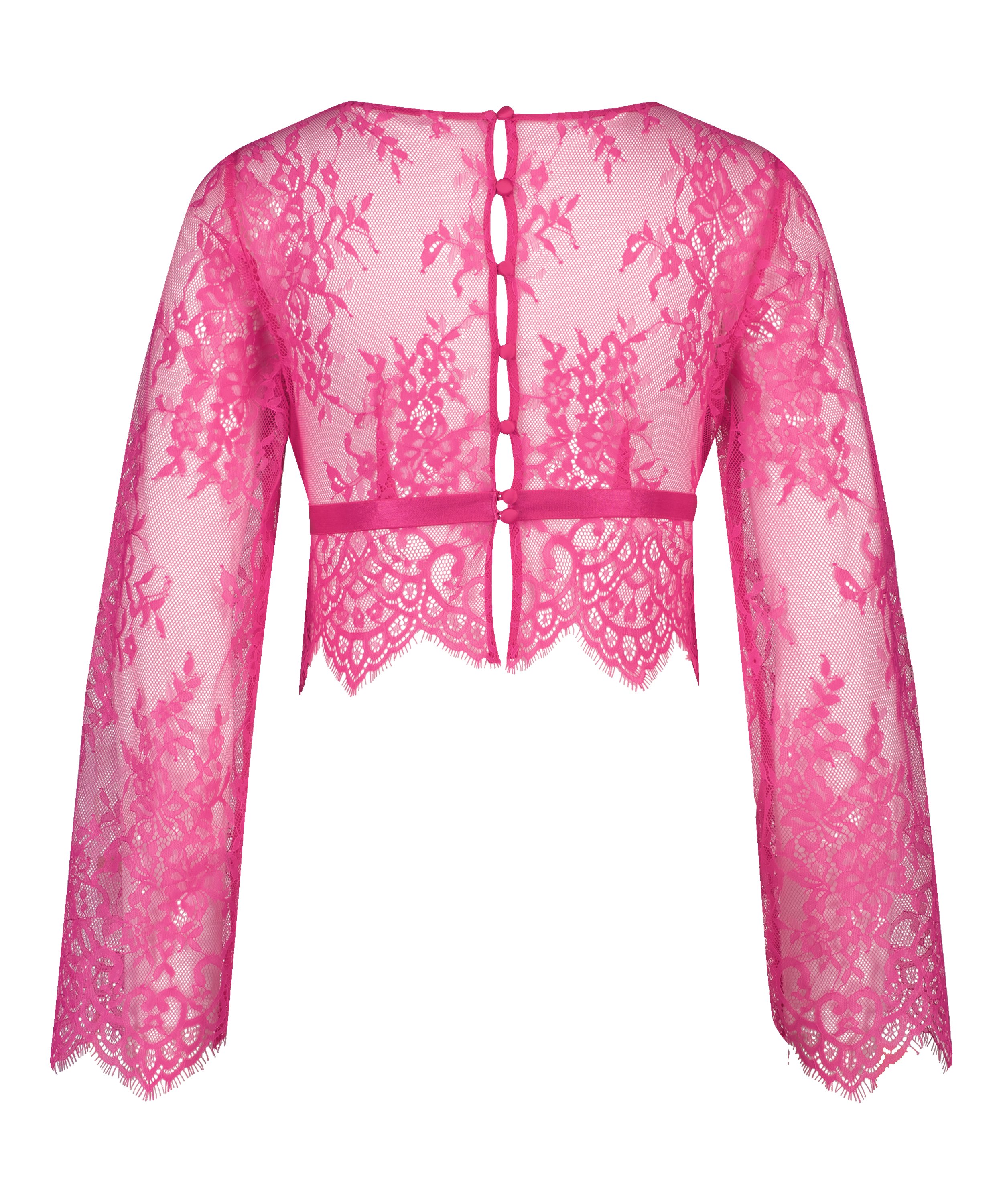 All-over Lace Top, Pink, main