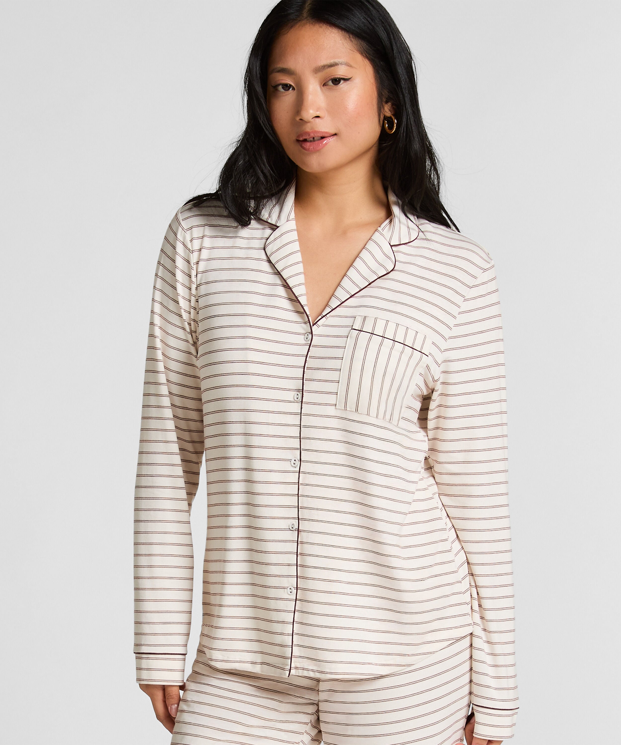 Essential Jersey Long-Sleeved Jacket, White Essential Jersey Long-Sleeved Jacket, White