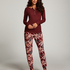 Jersey Pyjama Pants, Brown