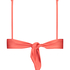 Luxe Triangle Bikini Top, Red