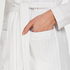 Waffle Bathrobe, White